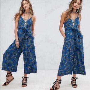 Free People Hot Tropics Midi Jumpsuit